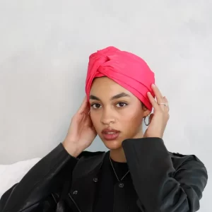 Fuchsia turban